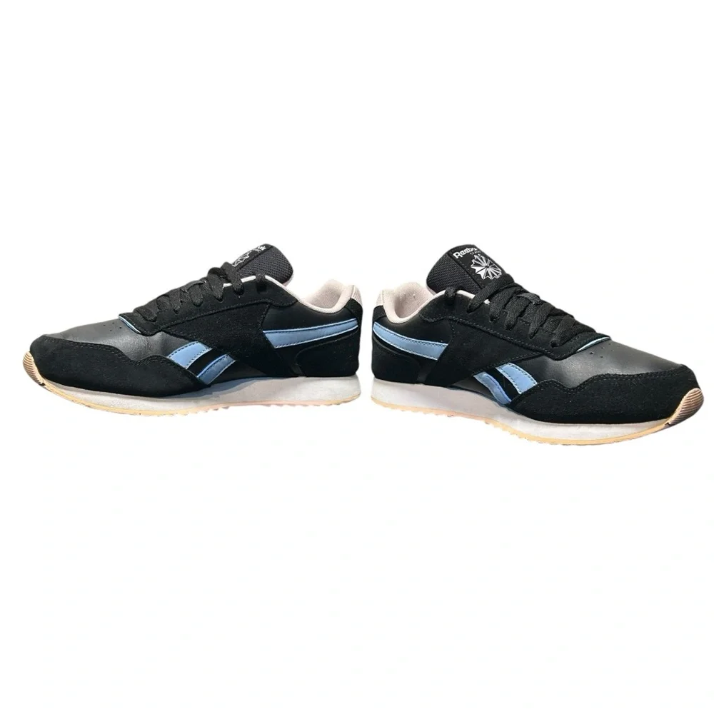 Reebok Classic Leather Retro Sneakers Black‎ Blue Pink Cream Women’s 9